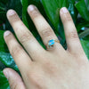 Opal Diamond Ring