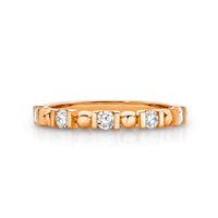 Diamond Wedding Band Ring in 18ct Gold