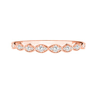 Diamond Wedding Band in 18ct White, Rose or Yellow Gold