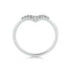 V- Shape Wedder Band in 18ct Gold