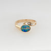 Opal Diamond Ring