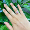Sapphire Diamond Halo Ring