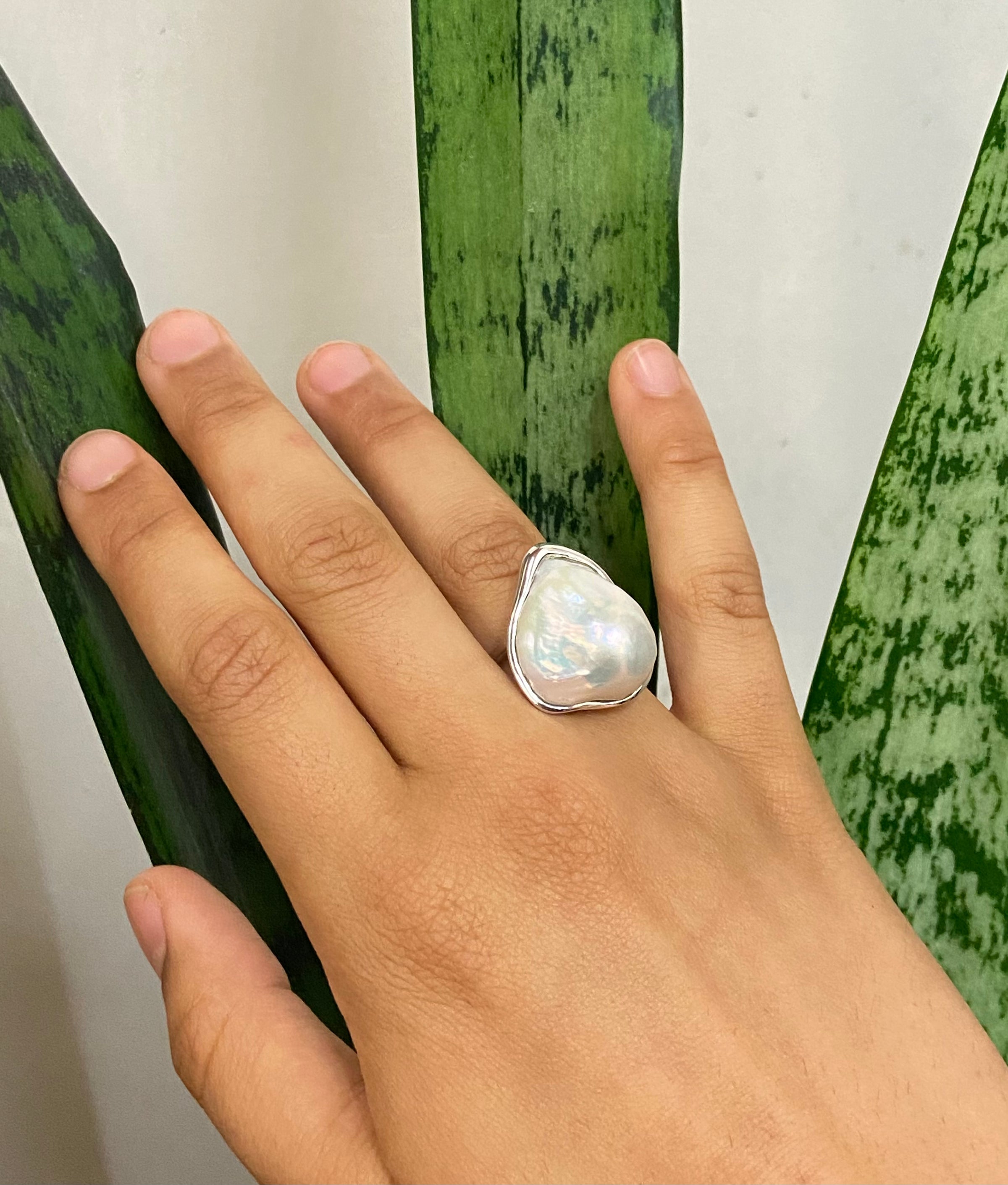 Baroque Pearl Ring