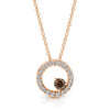 Slider Circular Diamond Pendant