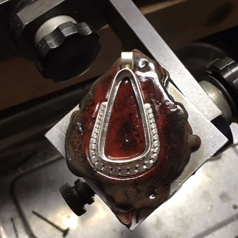 Custom Make | Opal Diamond Pendant