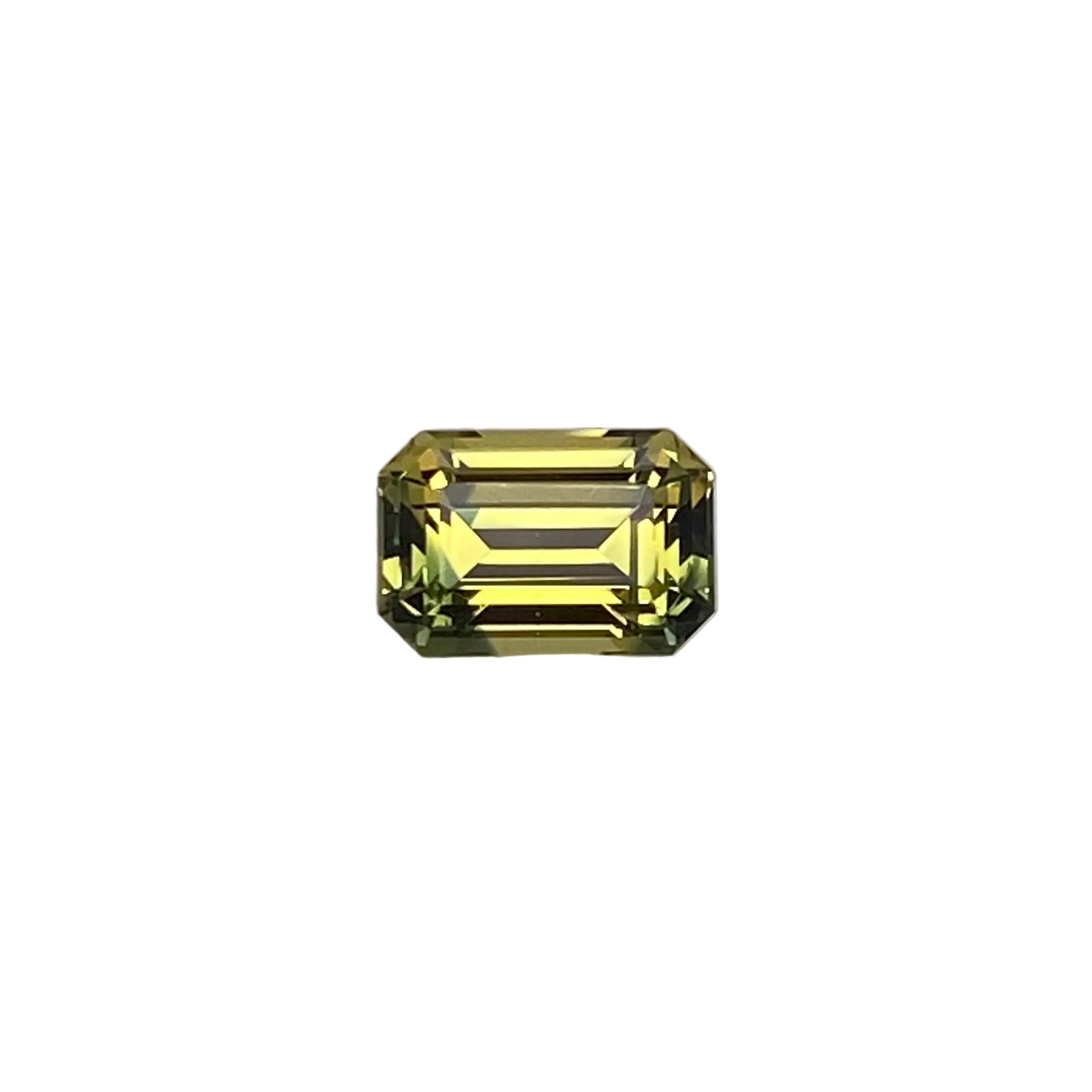 2.36CT Emerald Cut Australian Parti Sapphire