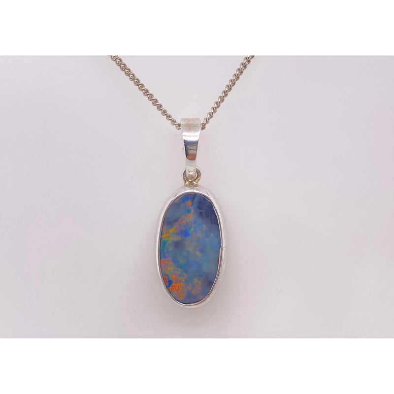 Silver Opal Pendent