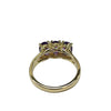 Amethyst Trilogy Ring in 9K Yellow Gold