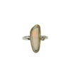 Australian Opal and Diamond Ring in Platinum and Yellow Gold