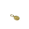 Small Medal Charm in 9K Yellow Gold