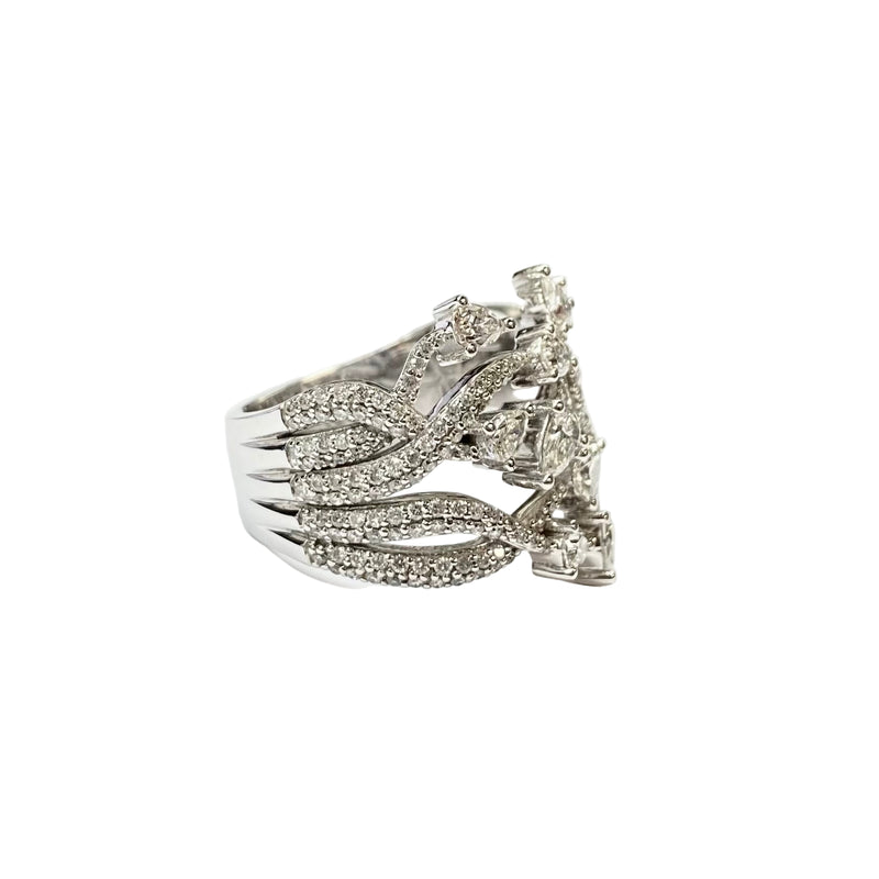 'ABIGAIL' Diamond Ring in 9K White Gold