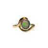 Crystal Opal Ring in 14K Yellow Gold