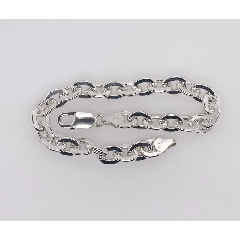 Cable Link Silver Bracelet