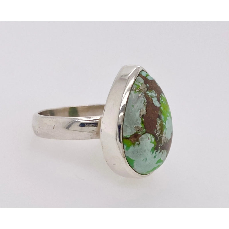 Mohave Turquoise Silver Ring