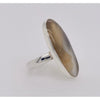 Silver Ring Set with Botswan Agate