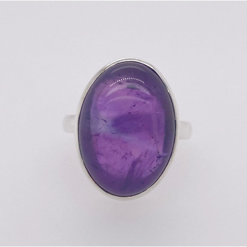 Silver Amethyst Ring