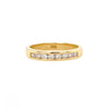 Diamond Wedding Band Channel set