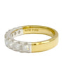 Lab- grown Diamond Wedding Band in 18K Yellow Gold and Platinum