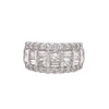 White Gold Diamond Wide Band