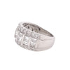 White Gold Diamond Wide Band