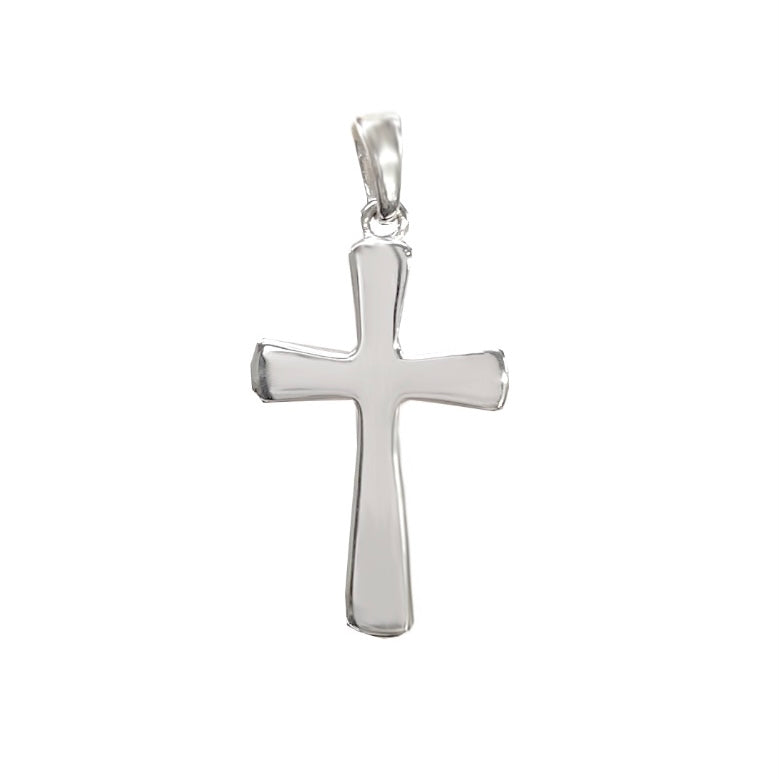 Silver Rounded Cross