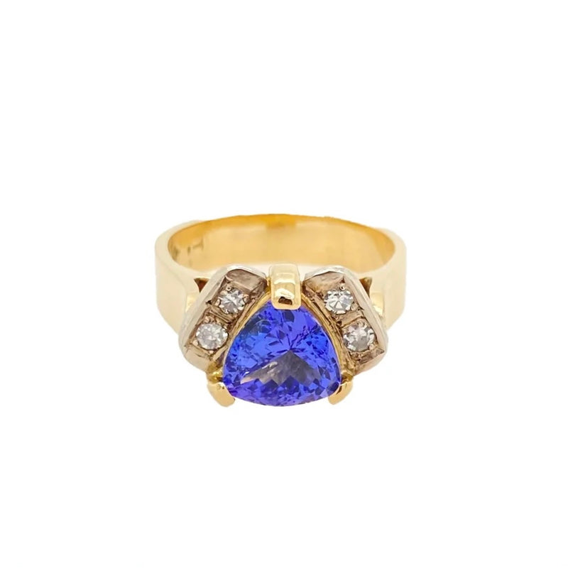 Tanzanite Diamond Ring