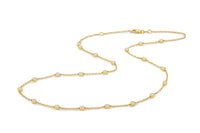 Two-way Diamond Necklace in 18K Yellow Gold