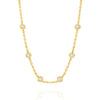Two-way Diamond Necklace in 18K Yellow Gold