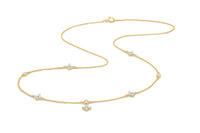 Diamond Necklace in 18K Yellow Gold