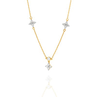 Diamond Necklace in 18K Yellow Gold