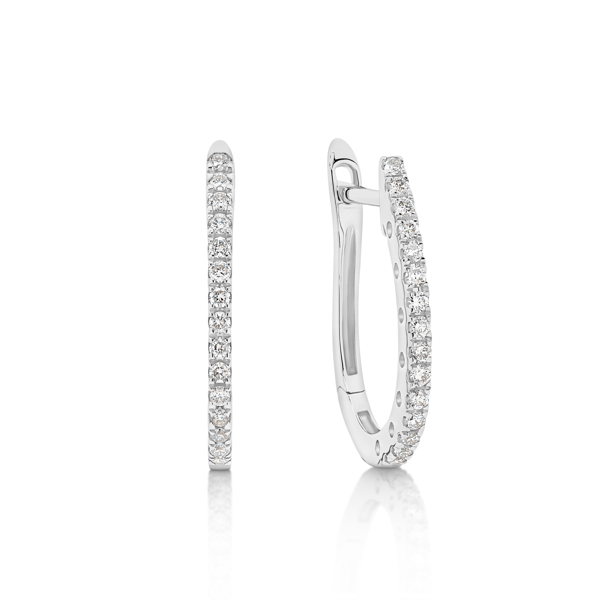 Diamond Huggies Earrings