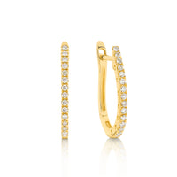 Diamond Huggies Earrings