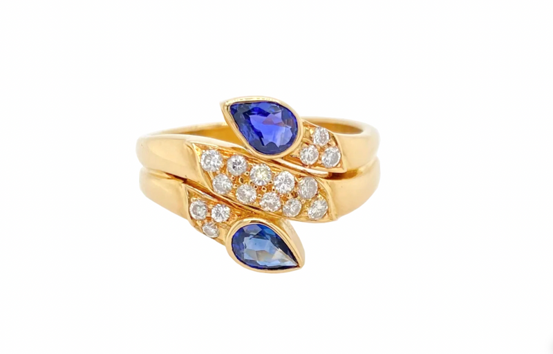 Sapphire Diamond Ring