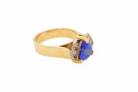 Tanzanite Diamond Ring