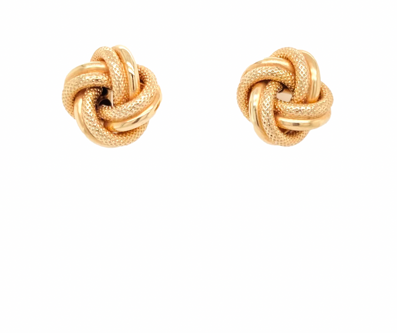 Love Knot Stud Earrings