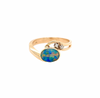 Opal Diamond Ring