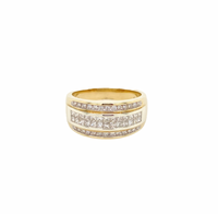 Diamond Band Ring Channel Set