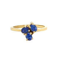 Sapphire Trilogy Ring