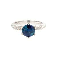 Sapphire Diamond Ring