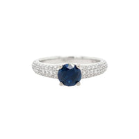 Sapphire Diamond Ring