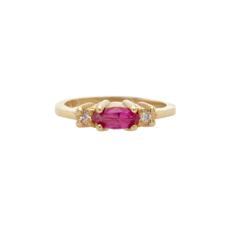 Ruby Diamond Ring