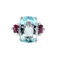 Aquamarine Cocktail Ring