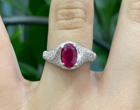 Ruby Diamond Ring