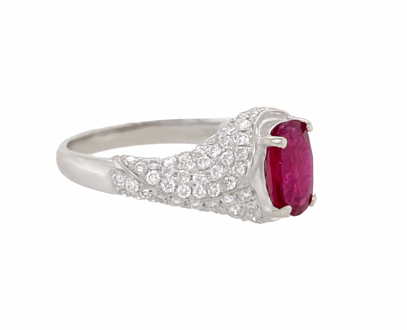 Ruby Diamond Ring