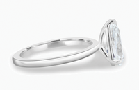Pear Shape Lab Grown Diamond Claw Set