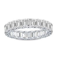 Emerald Cut Diamond Eternity Ring