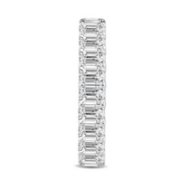 Emerald Cut Diamond Eternity Ring