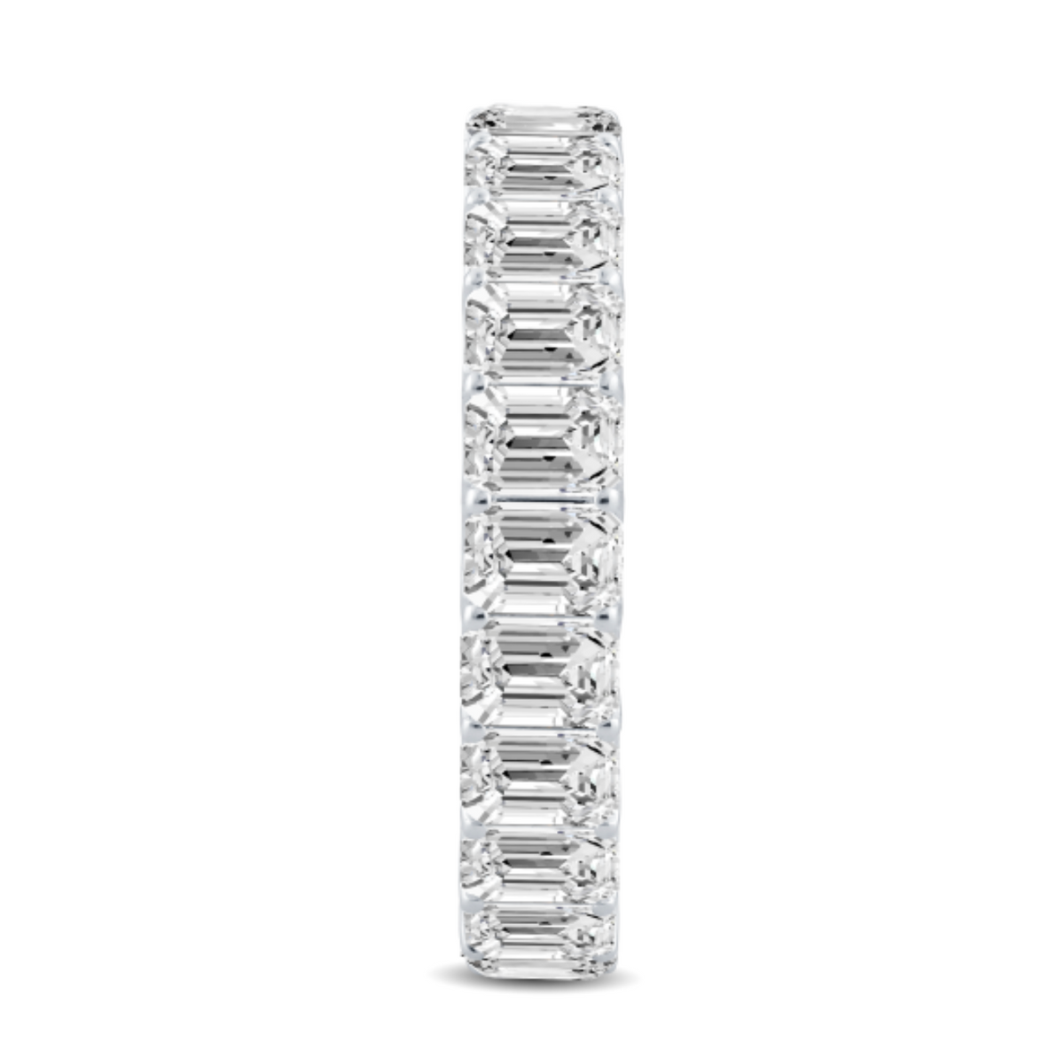 Emerald Cut Diamond Eternity Ring