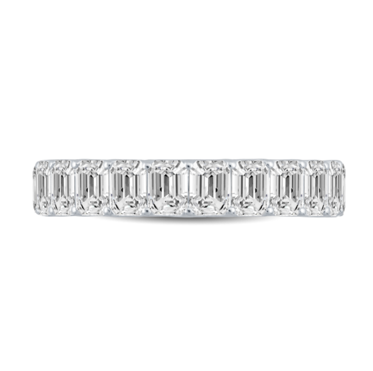Emerald Cut Diamond Eternity Ring