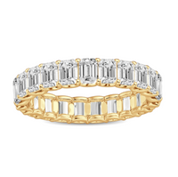 Emerald Cut Diamond Eternity Ring